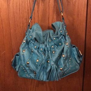 Isabella Fiore | Hot Stud Blossom Leather Handbag